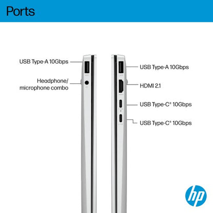 HP OmniBook 7 Aero 13-bg1003na Copilot+ PC AMD Ryzen AI 5 340 Laptop 33.8 cm (13.3") 2K 16 GB LPDDR5x-SDRAM 1 TB SSD Wi-Fi 6 (802.11ax) Windows 11 Home Silver