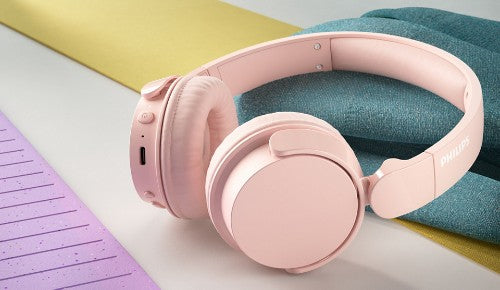 Philips 4000 series TAH4209PK/00 headphones/headset Wireless Head-band Calls/Music Bluetooth Pink