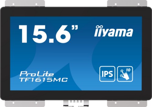 iiyama ProLite TF1615MC-B1 computer monitor 39.6 cm (15.6") 1920 x 1080 pixels Full HD Touchscreen Black
