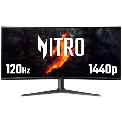 Acer NITRO XZ0 Nitro XZ340CUJ0 curved ultra-wide gaming monitor - 34", 21:9, 1500R curve, UltraWide Quad HD, 120Hz, 1ms, AdaptiveSync, HDR 10, HDMI & DP