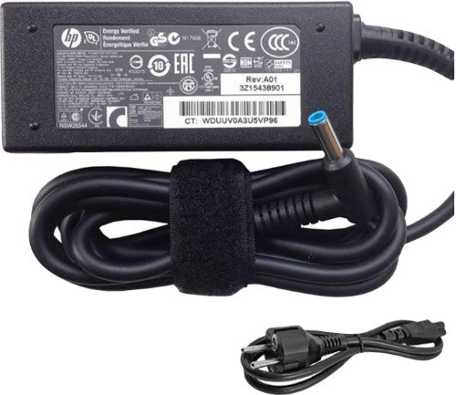 HP 45W Smart AC Adapter power adapter/inverter Indoor Black