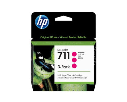HP CZ135A/711 Ink cartridge magenta 29ml Pack=3 for HP DesignJet T 520
