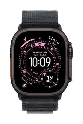 Apple MG9G4ZM/A Smart Wearable Accessories Band Black Titanium, Polyester, Spandex