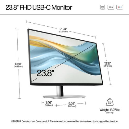 HP Series 5 Pro 23.8 inch FHD USB-C Monitor - 524pu