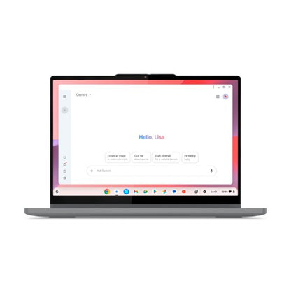 Lenovo Chrome 2in1 14IRU10 Intel Core 5 120U Chromebook 35.6 cm (14") Touchscreen WUXGA 8 GB LPDDR5-SDRAM 128 GB UFS Wi-Fi 6E (802.11ax) ChromeOS English Grey