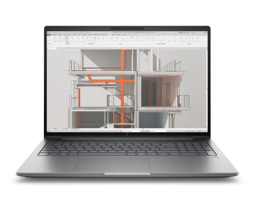 HP Zbook X G1i 16 inch Mobile Workstation PC Wolf Pro Security Edition - Data Science Intel Core Ultra 7 225H 40.6 cm (16") 2.5K 32 GB DDR5-SDRAM 1 TB SSD NVIDIA RTX PRO 500 Blackwell Wi-Fi 7 (802.11be) Windows 11 Pro AI Workstation, AI PC Silver