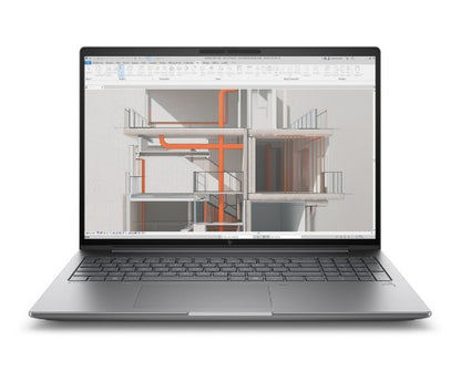 HP Zbook X G1i Data Science Intel Core Ultra 9 285H Mobile workstation 40.6 cm (16") WUXGA 64 GB DDR5-SDRAM 2 TB SSD NVIDIA RTX PRO 2000 Blackwell Wi-Fi 7 (802.11be) Windows 11 Pro AI Workstation, AI PC Silver