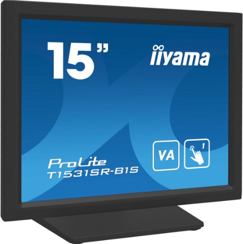 iiyama T1531SR-B1S computer monitor 38.1 cm (15") 1024 x 768 pixels XGA LCD Touchscreen Black