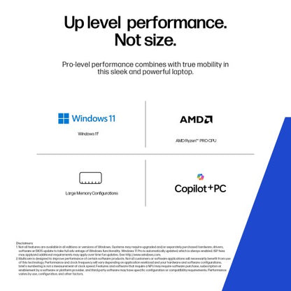 HP ZBook 8 G1ak Wolf Pro Security Edition Copilot+ PC AMD Ryzen AI 7 PRO 350 Mobile workstation 35.6 cm (14") WQXGA 64 GB DDR5-SDRAM 1 TB SSD Wi-Fi 7 (802.11be) Windows 11 Pro AI Workstation, AI PC Silver