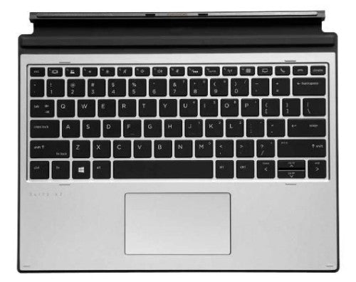 HP L67436-BG1 mobile device keyboard Swiss Pogo Pin Silver