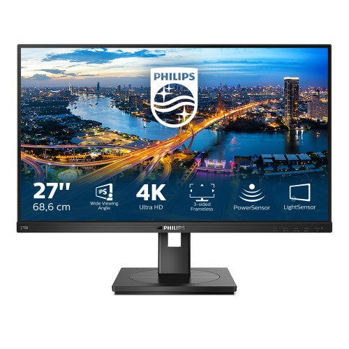 Philips B Line 278B1/00 computer monitor 68.6 cm (27") 3840 x 2160 pixels 4K Ultra HD LED Black