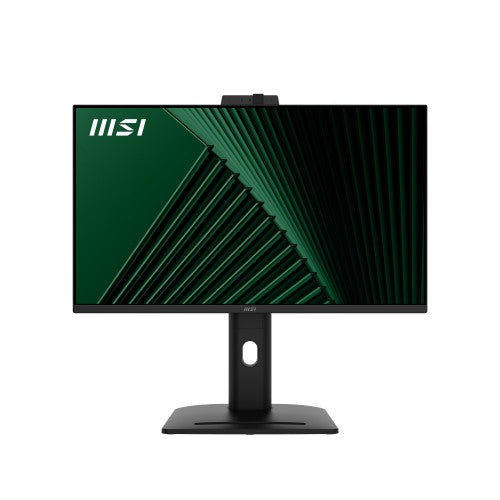 MSI Pro MP275QPDG 27 Inch Monitor, QHD (2560 x 1440), 100Hz, IPS, 1ms, 2x HDMI 2.0b, 1x DP 1.2a input, 1x DP 1.2a output, 1x Type-C (DP alt.) w/ 98W PD, 1x LAN, 4xUSB 5Gbps Type-A, 1x USB 5Gbps Type-B, Built-in Speakers, Webcam, Daisy Chain, HDR Ready, An