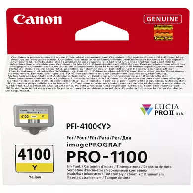 Canon 6780C001/PFI-4100Y Ink cartridge yellow 80ml for Canon IPF PRO-1100
