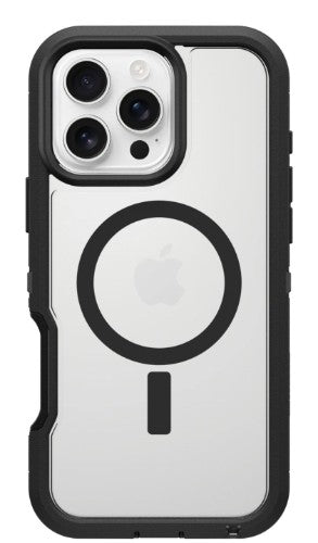 OtterBox Defender Series XT Clear for MagSafe for Apple iPhone 16 Pro Max, Dark Side