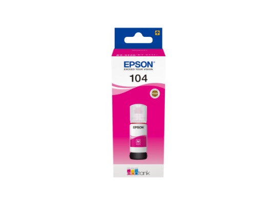 Epson C13T00P340/104 Ink bottle magenta, 7.5K pages 65ml for Epson ET-2810/2830/4700