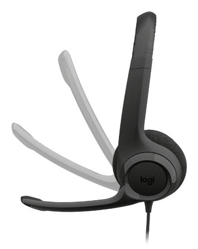 Logitech H390 USB Headset Wired Head-band Calls/Music USB Type-C Black