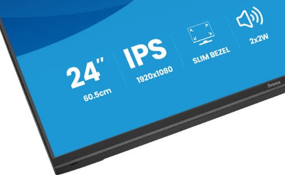 iiyama ProLite X2497HSU-B1 computer monitor 60.5 cm (23.8") 1920 x 1080 pixels Full HD LED Black