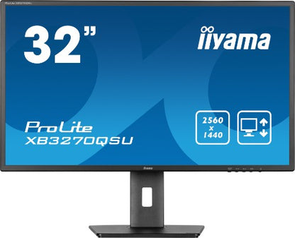 iiyama ProLite XB3270QSU-B1 computer monitor 80 cm (31.5") 2560 x 1440 pixels Quad HD LED Black