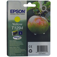 Epson C13T12944010/T1294 Ink cartridge yellow, 515 pages ISO/IEC 24711 7ml for Epson Stylus BX 320/SX 235 W/SX 420/SX 525/WF 3500