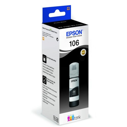 Epson C13T00R140/106 Ink bottle foto black, 5K pages 3400 Photos 70ml for Epson ET-7750