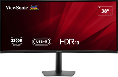 Viewsonic VA3820C computer monitor 96.5 cm (38") 3840 x 1600 pixels Wide Quad HD+ LED Black