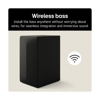 LG US60T.AGBRLLK soundbar speaker Black 3.1 channels 340 W