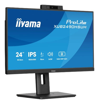 iiyama XUB2490HSUH-B2 computer monitor 60.5 cm (23.8") 1920 x 1080 pixels Full HD LED Black