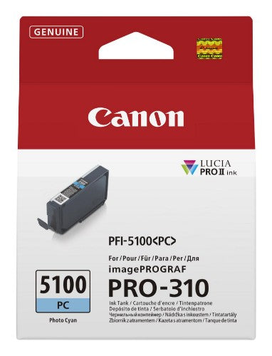 Canon 6956C001/PFI-5100PC Ink cartridge light cyan 704 Photos for Canon IPF PRO-310