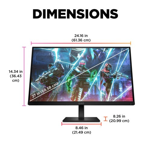 OMEN by HP 27 inch FHD 240Hz Gaming Monitor - OMEN 27s