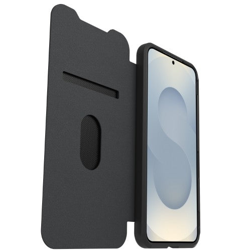 OtterBox React Folio Series for Samsung Galaxy S25+, transparent/black