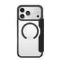 OtterBox React Folio MagSafe Series for Apple iPhone 17 Pro Max, Black Crystal, transparent/black