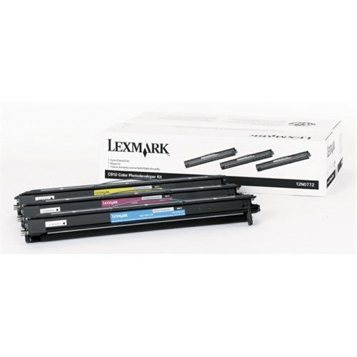 Lexmark 12N0772 Drum kit C,M,Y, 3x28K pages Pack=3 for IBM Infoprint Color 1567/Lexmark C 910/Lexmark C 920