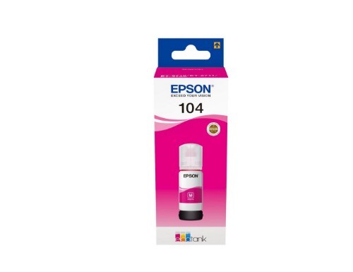 Epson C13T00P340/104 Ink bottle magenta, 7.5K pages 65ml for Epson ET-2810/2830/4700