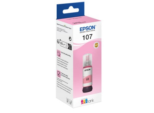 Epson C13T09B640/107 Ink cartridge light magenta, 7.2K pages 70ml for Epson ET-18100