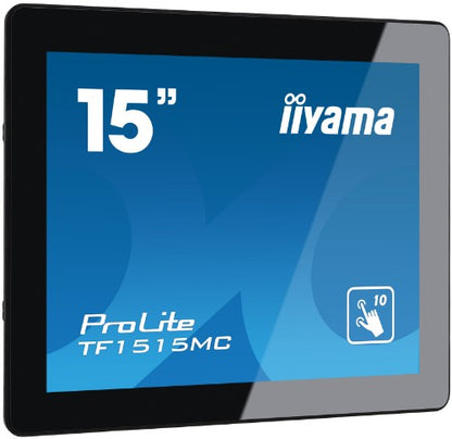 iiyama TF1515MC-B2 computer monitor 38.1 cm (15") 1024 x 768 pixels XGA LED Touchscreen Black
