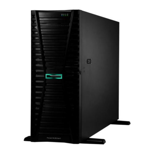 HPE ProLiant ML350 Gen11 4510 12-core 64GB-R MR408i-o 8SFF 2x960GB SSD 2x1000W RPS UK/IE Server