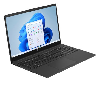 HP 15-fc0045na AMD Ryzen™ 3 7320U Laptop 39.6 cm (15.6") Full HD 8 GB LPDDR5-SDRAM 256 GB SSD Wi-Fi 6 (802.11ax) Windows 11 Home Black
