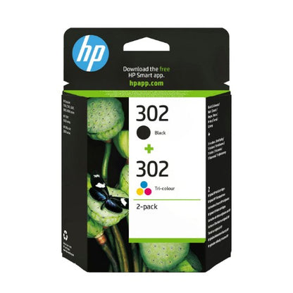 HP X4D37AE/302 Printhead cartridge multi pack black + color 170pg + 150pg Pack=2 for HP DeskJet 1110/2130/OfficeJet 5200