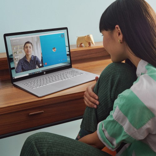 HP Laptop 17-cn3006na Intel® Core™ i5 i5-1334U 43.9 cm (17.3") Full HD 16 GB DDR4-SDRAM 512 GB SSD Wi-Fi 6 (802.11ax) Windows 11 Home Silver