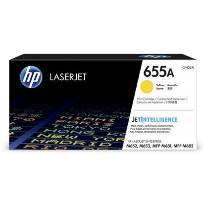 HP CF452A/655A Toner cartridge yellow, 10.5K pages ISO/IEC 19752 for HP LaserJet M 652/681