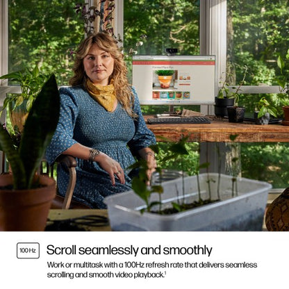 HP Series 5 23.8 inch FHD White Monitor - 524sw