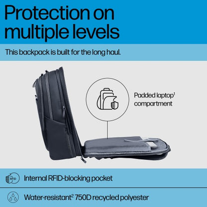 HP Travel Plus 30L 17-inch Laptop Backpack