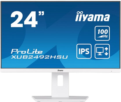 iiyama XUB2492HSU-W6 computer monitor 60.5 cm (23.8") 1920 x 1080 pixels Full HD LED White