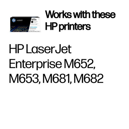 HP CF450A/655A Toner cartridge black, 12.5K pages ISO/IEC 19752 for HP LaserJet M 652/681