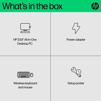 HP 24 -cr0062na PC Intel® Core™ i3 i3-N300 60.5 cm (23.8") 1920 x 1080 pixels All-in-One PC 8 GB DDR4-SDRAM 512 GB SSD Windows 11 Home Wi-Fi 6 (802.11ax) White