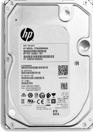 HP 8TB 7200RPM SATA 3.5in Enterprise