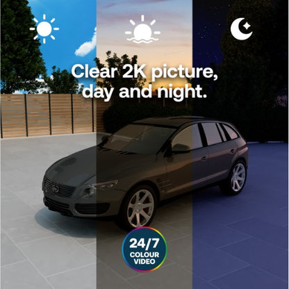 Arlo Essential 3 2K Security Camera, 3-cam with Solar Panel