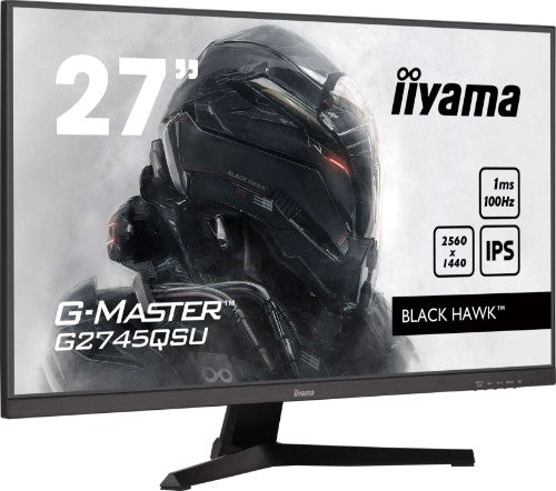iiyama G-MASTER G2745QSU-B2 computer monitor 68.6 cm (27") 2560 x 1440 pixels Wide Quad HD LED Black