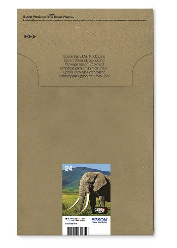 Epson C13T24284510/24 Ink cartridge multi pack Bk,C,M,Y,LC,LM for Easymail, 6x360 pages 1x240pg + 5x360pg, 1x5.1ml + 5x4.6ml Pack=6 for Epson XP 750