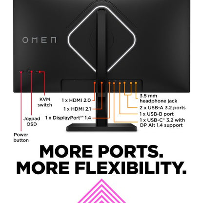 OMEN by HP 27 inch UHD 144Hz Gaming Monitor - OMEN 27k